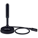 Antena Digital Hdtv 5  Em 1 Vhf/uhf/fm/hdtv/4k Uso Interno Ou Externo Com Cabo 5 Metros Dtv-150