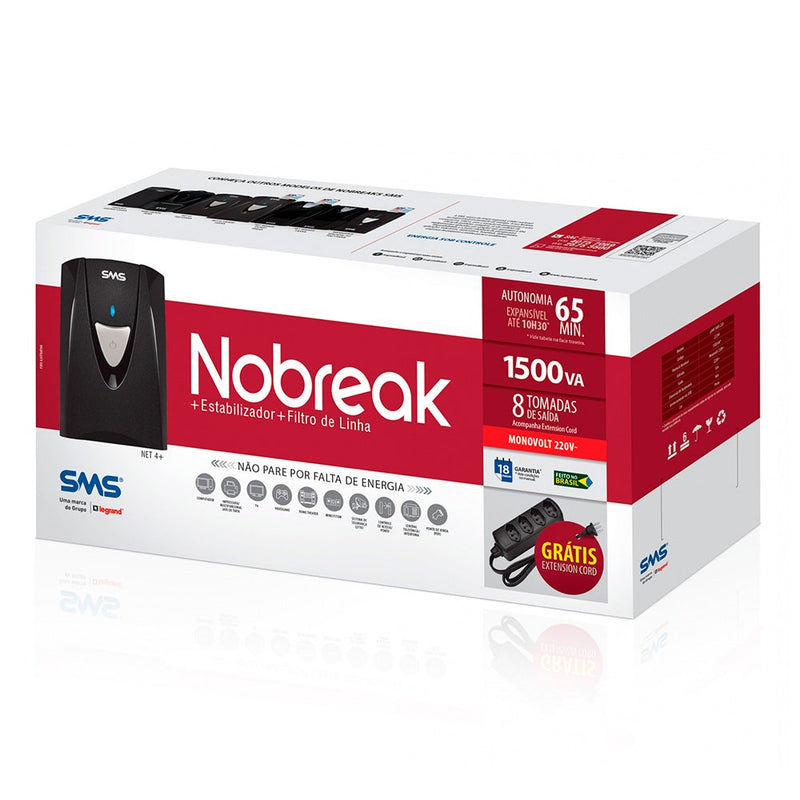 Nobreak SMS NET4+1500VA Mono-220 27299