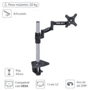 Suporte Para Monitor 13" A 32" Vesa 100x100 - V06sm13-32b Sm310b