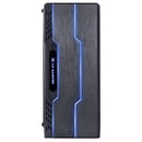 GABINETE GAMER TRON COM LATERAL ACRÍLICA PRETO FITA DE LED FRONTAL 7 CORES E COVER DE FONTE