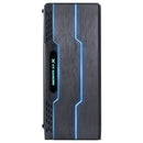 GABINETE GAMER TRON COM LATERAL ACRÍLICA PRETO FITA DE LED FRONTAL 7 CORES E COVER DE FONTE