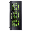GABINETE GAMER LUMIA COM LATERAL ACRÍLICA PRETO 3 X FAN FRONTAL RGB E COVER DE FONTE
