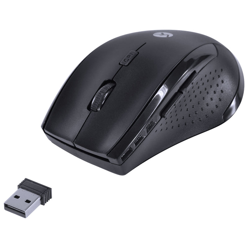 Mouse Sem Fio 2.4 Ghz 1200 Dpi Dynamic Ergo Preto Usb - Dm110