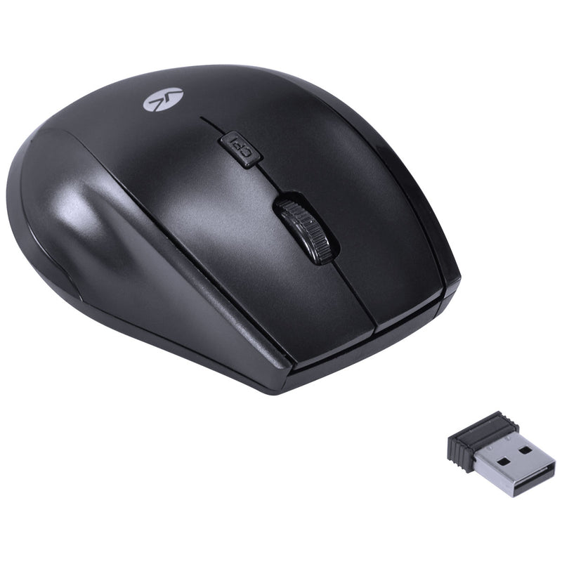 Mouse Sem Fio 2.4 Ghz 1200 Dpi Dynamic Ergo Preto Usb - Dm110