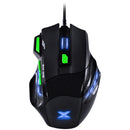 Mouse Gamer Vx Gaming Black Widow 2400 Dpi Ajustavel E 06 Botões Preto Com Verde Usb - Gm106