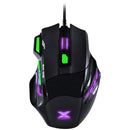 Mouse Gamer Vx Gaming Black Widow 2400 Dpi Ajustavel E 06 Botões Preto Com Verde Usb - Gm106