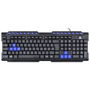 Teclado Gamer Vx Gaming Dragon V2 Abnt2 1.8m Preto Com Azul - Gt102