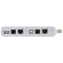 TESTADOR DE CABOS 4 EM 1 USB, RJ45, RJ11, RJ12 E BNC WH-3468