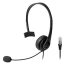 Fone Headset Conector Rj09 Para Telemarketing Ph251
