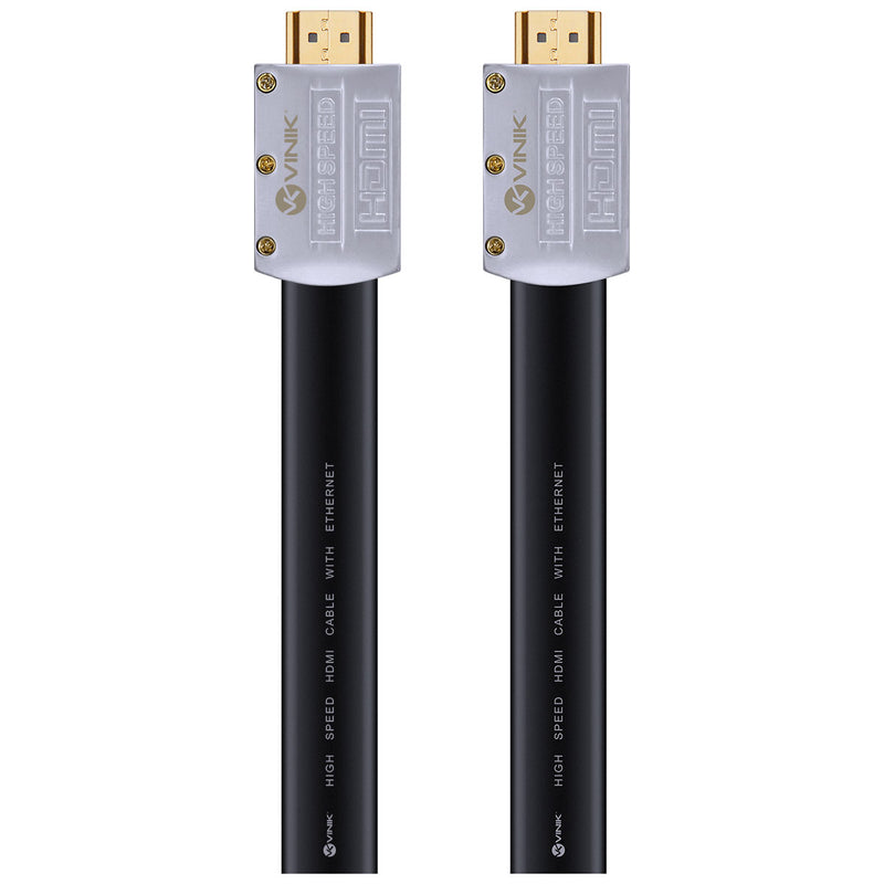 CABO HDMI 2.0 4K ULTRA HD 3D CONEXÃO ETHERNET FLAT COM CONECTOR DESMONTÁVEL 5 METROS - H20FL-5