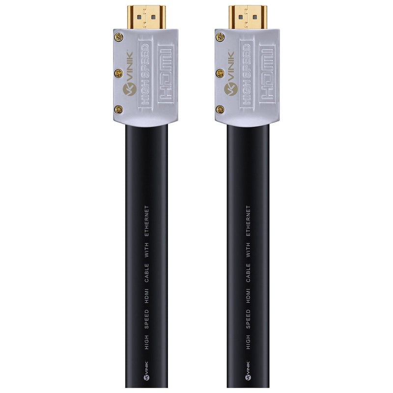 CABO HDMI 2.0 4K ULTRA HD 3D CONEXÃO ETHERNET FLAT COM CONECTOR DESMONTÁVEL 10 METROS - H20FL-10