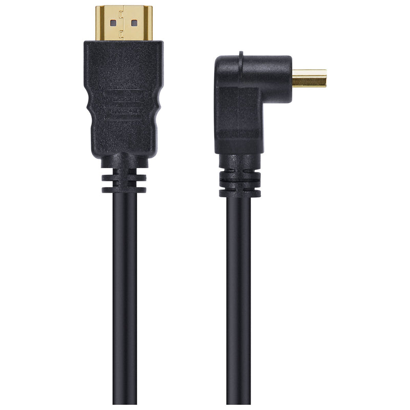 CABO HDMI 2.0 4K ULTRA HD 3D CONEXÃO ETHERNET COM 01 CONECTOR 90º 2 METROS - H2090-2