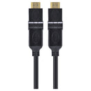 CABO HDMI 2.0 4K ULTRA HD 3D CONEXÃO ETHERNET CONECTORES 180° 2 METROS - H20B180-2