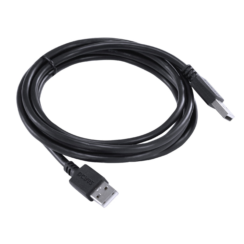 CABO DE DADOS USB A 2.0 MACHO PARA USB A 2.0 MACHO 28AWG PURO COBRE 2 METROS - PUAM2-2