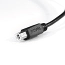 Cabo Para Impressora Usb A 2.0 Macho Para Usb B 2.0 Macho 28awg Puro Cobre 2 Metros - Puabm2-2