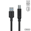 Cabo Para Impressora E Hd Externo Usb A 3.0 Macho Para Usb B 3.0 Macho 28awg Puro Cobre 2 Metros - Puabm3-2
