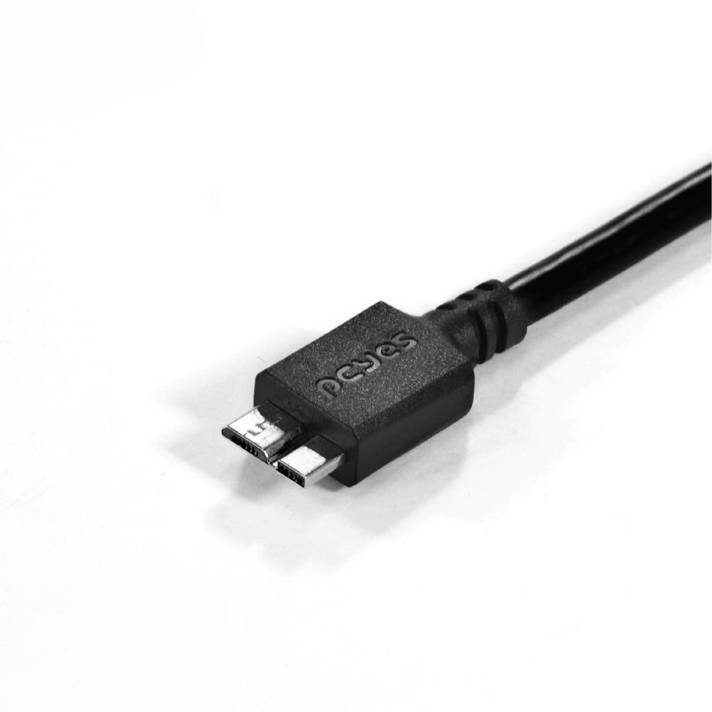 Cabo Para Hd Externo Usb A 3.0 Macho Para Micro Usb B 3.0 (10 Pinos) Macho 28awg Puro Cobre 2 Metros - Puamcm3-2