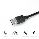 Cabo Usb A 2.0 Macho Para Mini Usb B Macho 28awg Puro Cobre 2 Metros - Puanm2-2