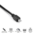 Cabo Mini Displayport Macho Para Displayport Macho V.1.2 28awg Puro Cobre 2 Metros - Pmddpm-2