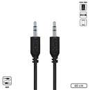 Cabo P2 3.5mm Macho Para P2 3.5mm Macho 28awg Puro Cobre 60 Cm - P35m-06