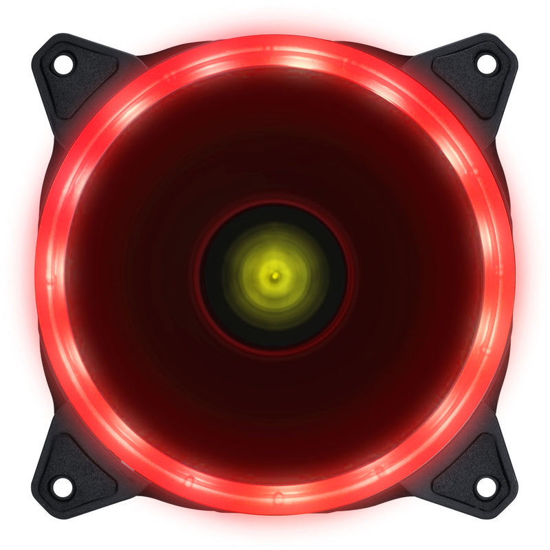 Fan/cooler Gamer Para Gabinete V.ring Anel De Led 120x120mm Vermelho - Vringr