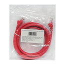 PATCH CORD UTP CAT6 26AWG PADRÃO 568B 2.5M VERMELHO