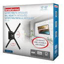 Suporte Articulado 3 Movimentos Para Tv Led, Lcd, Plasma, 3d E Smart Tv De 10 A 55"" Sbrp1020  Já Vem Montado