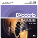 Encord. Violao Aco Ej13-b 011 Leve C/ Corda Extra Daddario