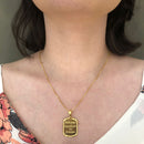 Pingente Tudo Posso Naquele Que Me Fortalece Folheado Em Ouro 18k