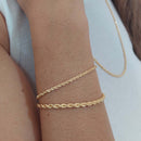 Pulseira Cordão Baiano 2.0 Folheado Em Ouro 18k