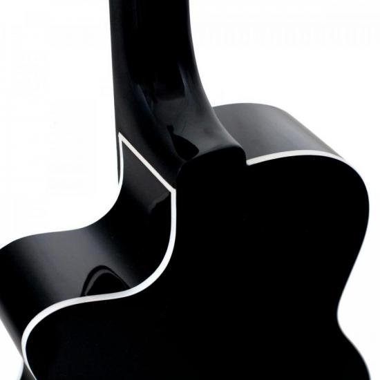 Violão Giannini NF14 CEQBK Eletroacústico Nylon Preto