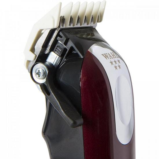 Aparador de Cabelo MAGIC CLIP CORDLESS Prata/Vermelha WAHL