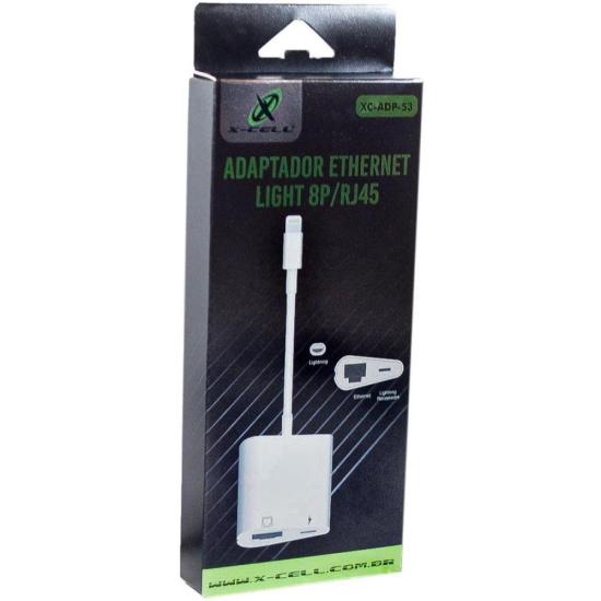 Adaptador Ethernet Lightning RJ45 Flex Branco