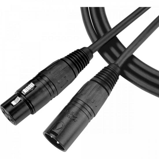 Cabo XLR Macho x XLR Fêmea 7,62m Ninja LW B Santo Angelo