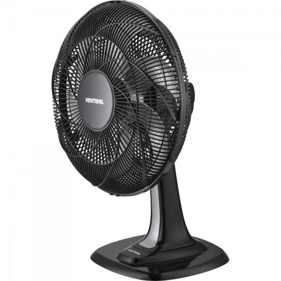 Ventilador de Mesa Ventisol Turbo 6 40cm Preto/Cinza 127v