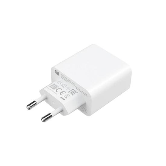 Carregador Ultra Rápido 33W 2 Saídas USB Branco XIAOMI