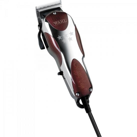 Máquina de Corte 220V MAGIC Prata/Vermelha WAHL