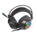 Headset Gamer Fortrek Crusader P2 + USB RGB Preto