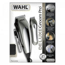Kit Maquina e Aparador 127V Deluxe Groom Pro Prata WAHL