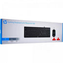 Teclado e mouse USB Gamer KM100 Preto HP
