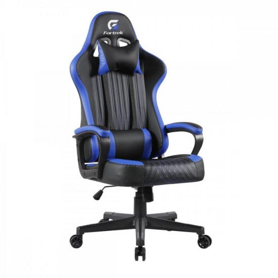 Cadeira Gamer Vickers Preta/Azul FORTREK