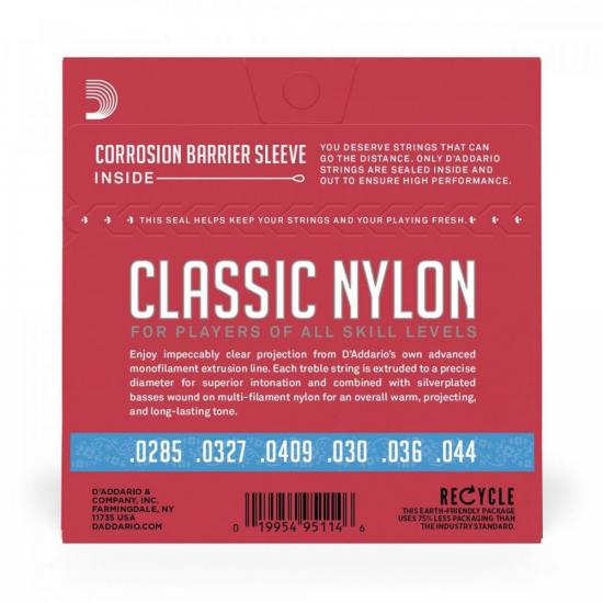 Encordoamento Para Violão Nylon EJ27H D Addario
