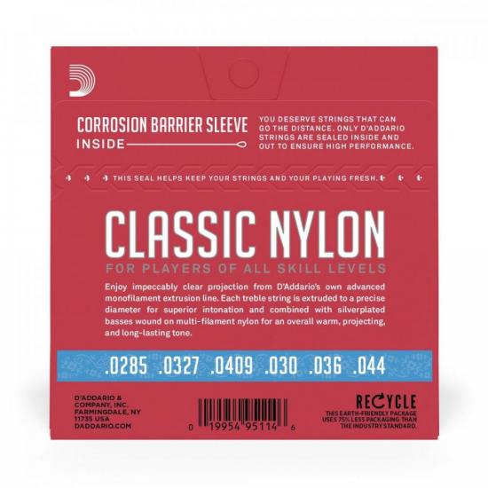 Encordoamento Para Violão Nylon EJ27H D Addario