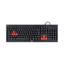 Kit Teclado e Mouse Gamer USB KM100 Preto HP