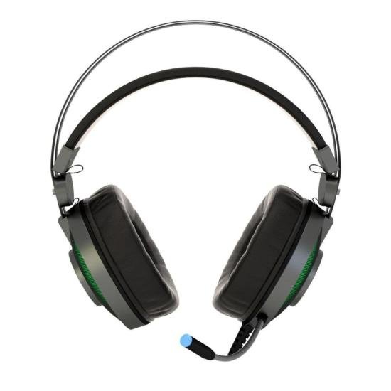 Headset Gamer Fortrek H3+ 7.1 USB RGB Cinza