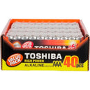 Pilha Alcalina AAA 1,5V LR03GCP (C/40 Pilhas) Toshiba