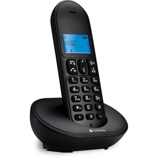 Telefone Sem Fio Motorola MT150 DECT Preto