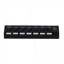HUB USB 3.0 Portas com Chave HU-S370 Preto C3TECH