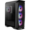 Gabinete Gamer Mid Tower RGB Aero One Frost Preto AEROCOOL
