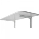 Mesa Dobrável para Cozinha com Suporte em MDP 100X50cm Branca MULTIVISÃO